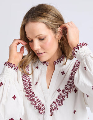 Agnes Embroidered Shirt