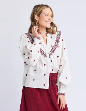 Agnes Embroidered Shirt