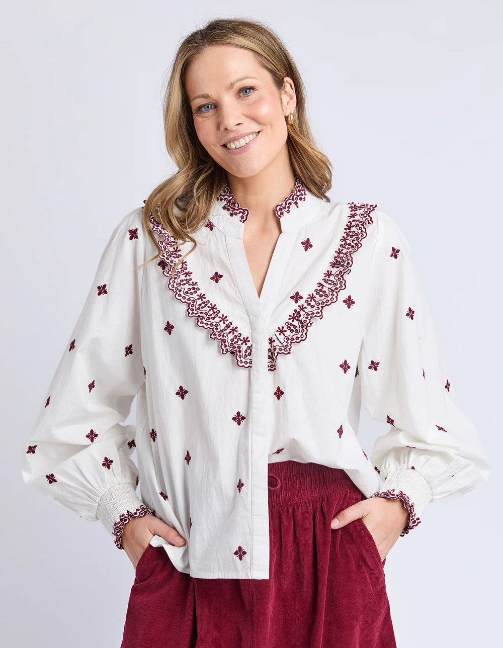 Agnes Embroidered Shirt