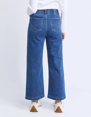 Alyssa Front Pocket Jean - Mid Blue Wash