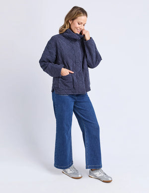 Aurora Quilted Jacket - Navy