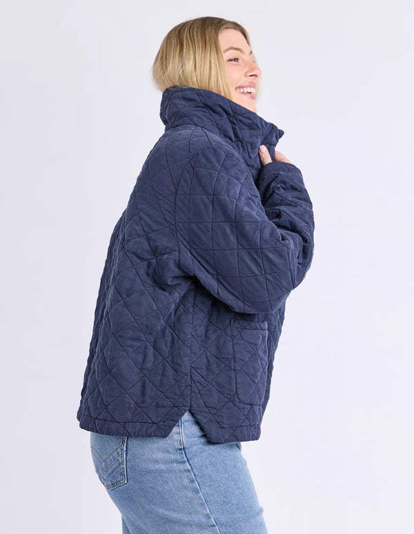 Aurora Quilted Jacket - Navy