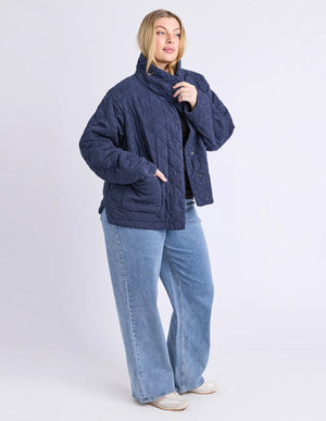 Aurora Quilted Jacket - Navy