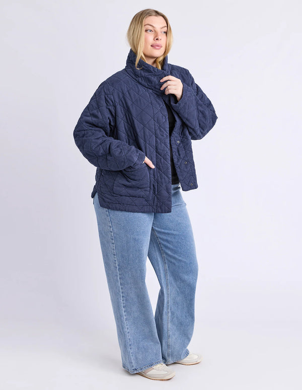 Aurora Quilted Jacket - Navy