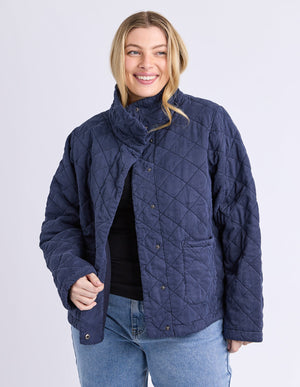 Aurora Quilted Jacket - Navy