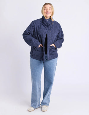 Aurora Quilted Jacket - Navy