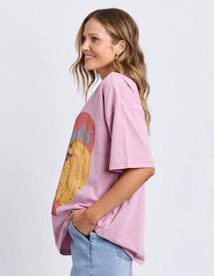 Banana Tee - Peony Pink