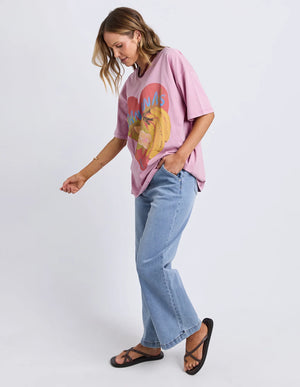 Banana Tee - Peony Pink