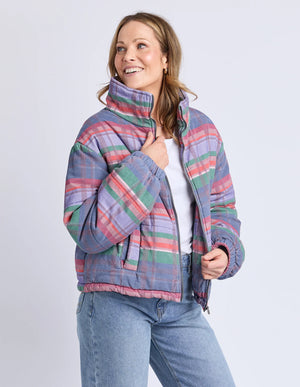 Cord Check Jacket - Multi