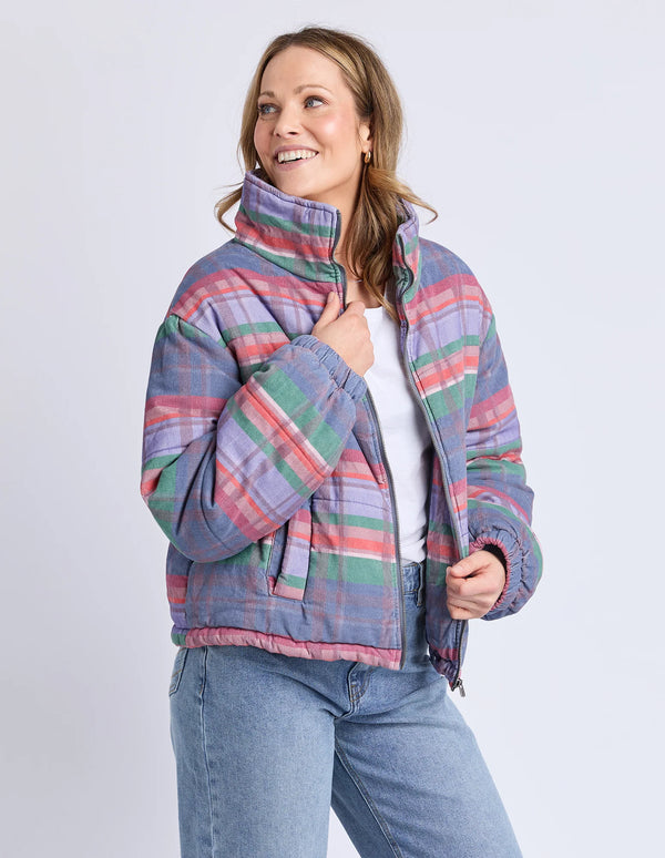 Cord Check Jacket - Multi