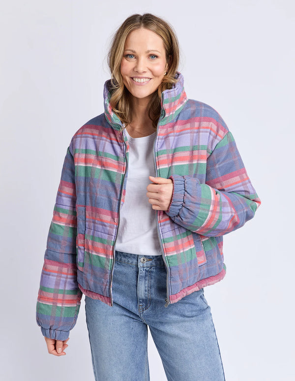 Cord Check Jacket - Multi