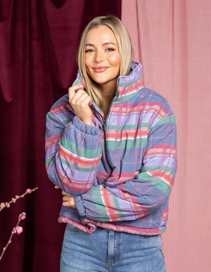 Cord Check Jacket - Multi