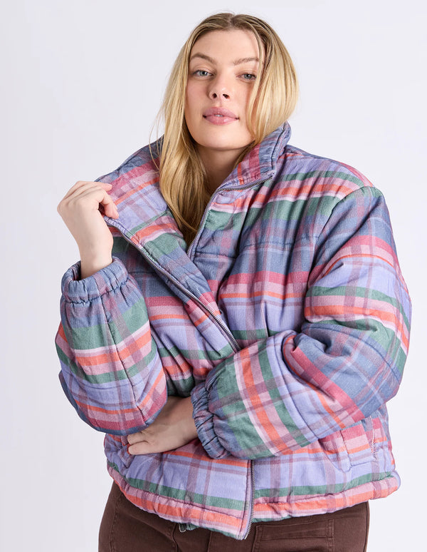 Cord Check Jacket - Multi