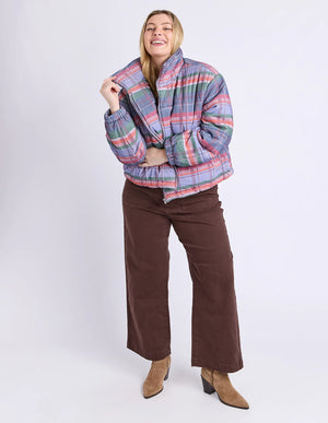 Cord Check Jacket - Multi