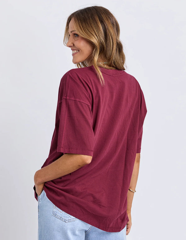 Costa Rica Tee - Plum