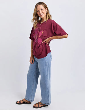 Costa Rica Tee - Plum