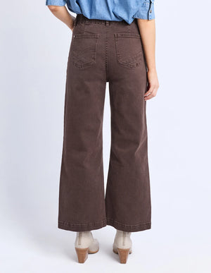 Delphi Front Pocket Jean - Chocolate