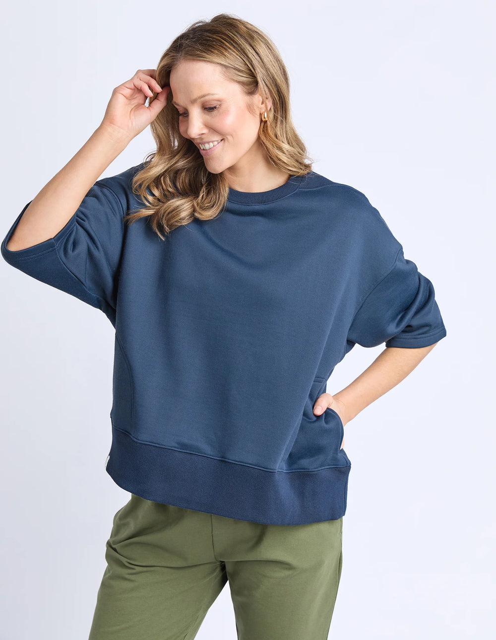 Ines Sweat - Navy