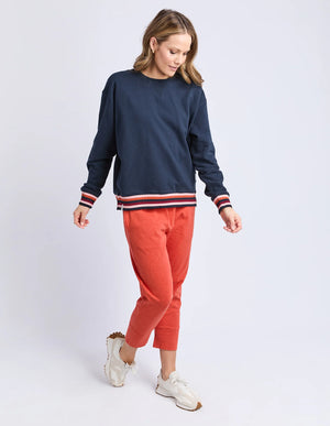 Lili Fleece Crew - Navy