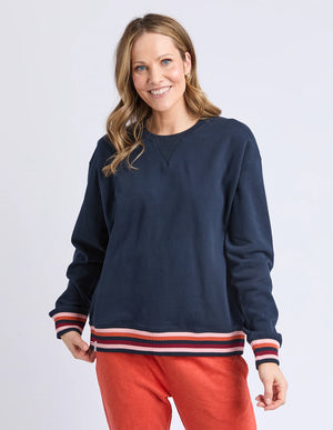 Lili Fleece Crew - Navy