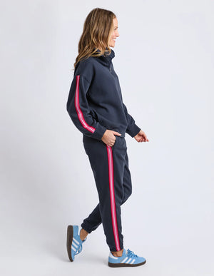 Navy Lover Zip Sweat