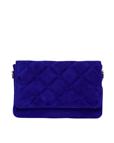 Sarah Crossbody - Cobalt Suede