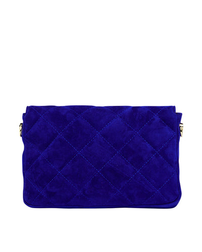 Sarah Crossbody - Cobalt Suede