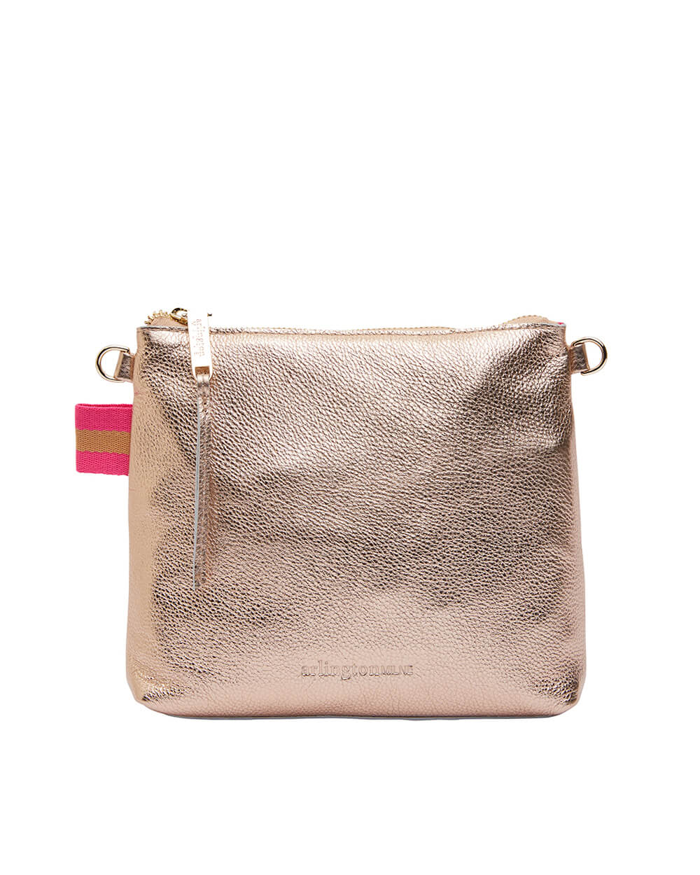 Alexis Crossbody - Rose Gold Pebble