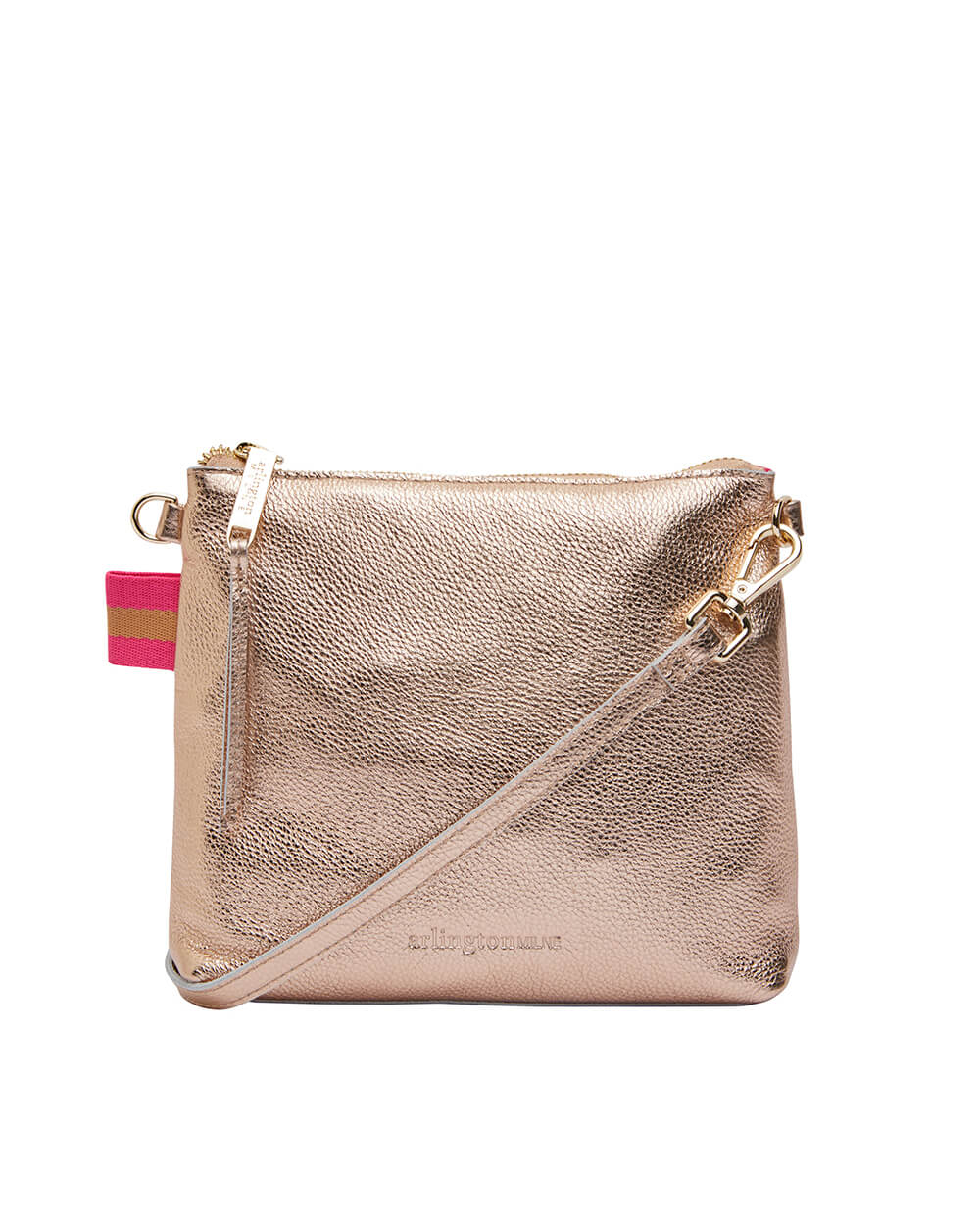 Alexis Crossbody - Rose Gold Pebble