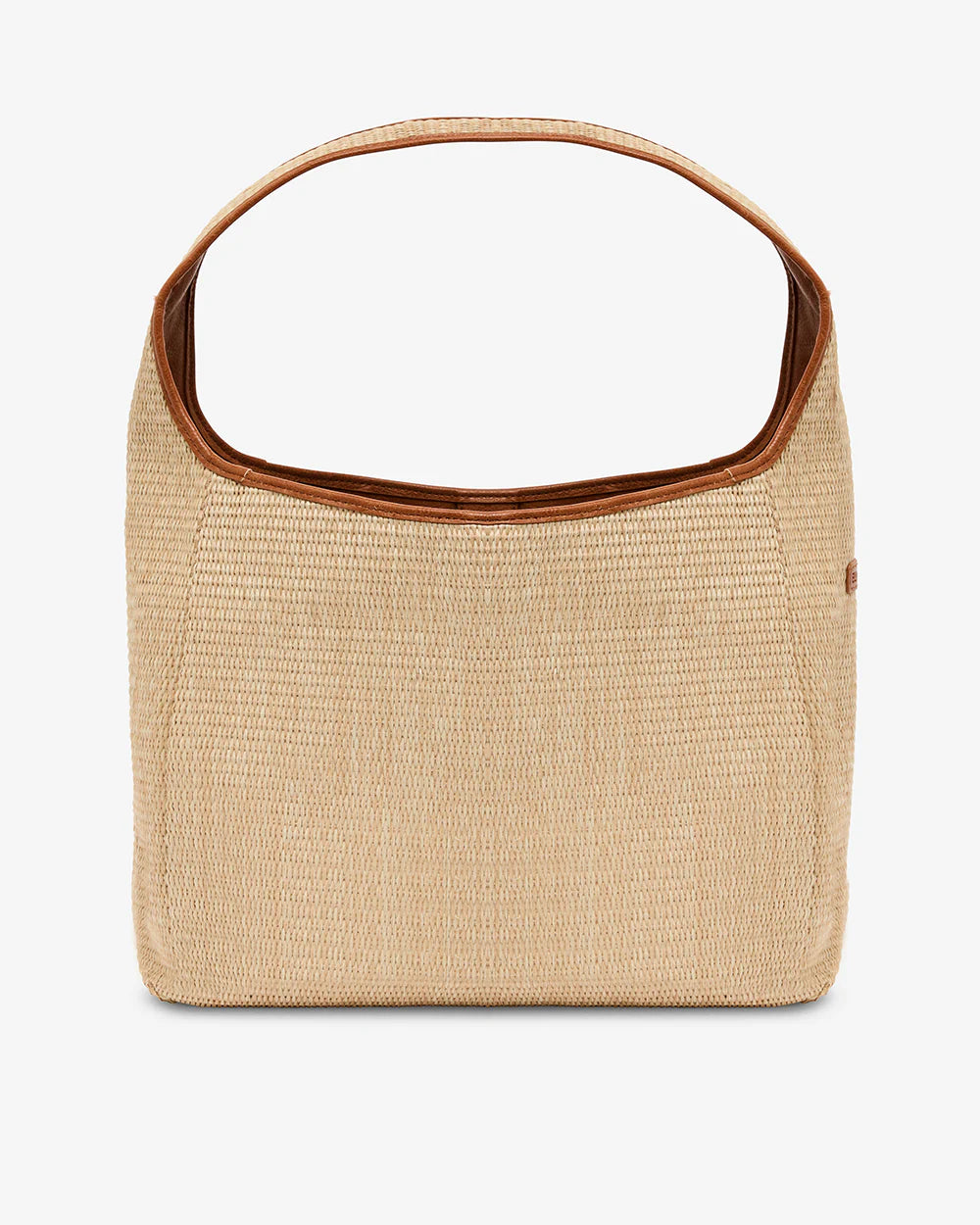 Arcadia Tote - Tan Pebble / Natural Weave