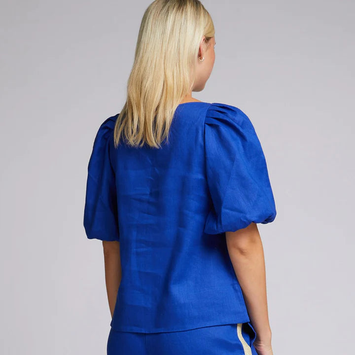 Azure Top - Cobalt Blue