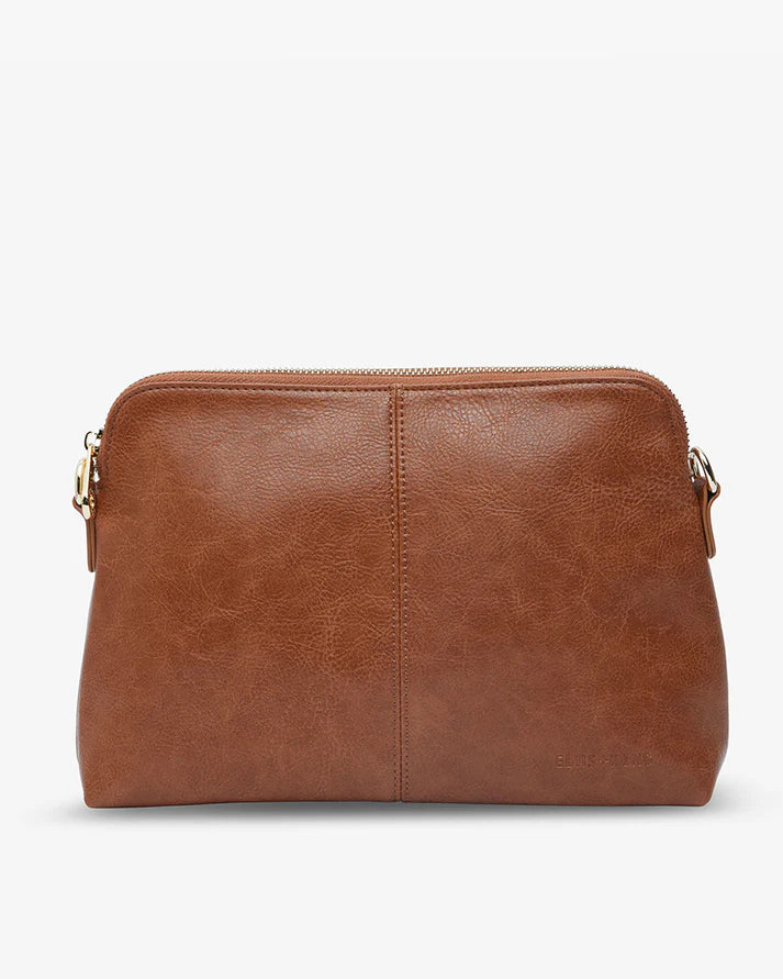 Burbank Crossbody Large - Tan Pebble