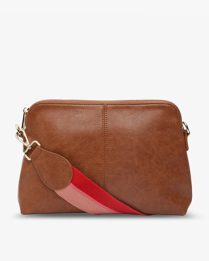 Burbank Crossbody Large - Tan Pebble