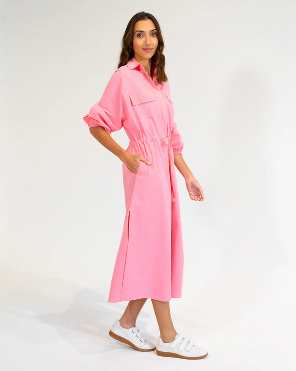 EK Daytona Shirt Dress - Pink