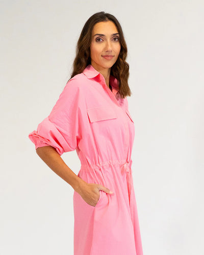 EK Daytona Shirt Dress - Pink