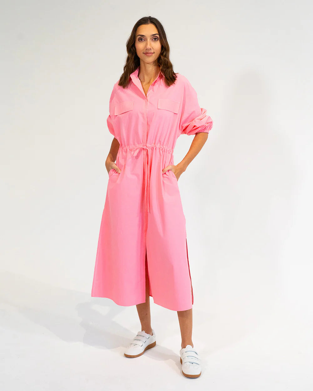 EK Daytona Shirt Dress - Pink