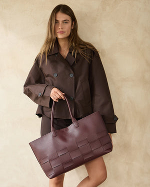Kensington Tote - Wine