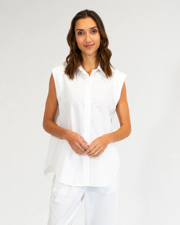 EK Maui Sleeveless Shirt -White
