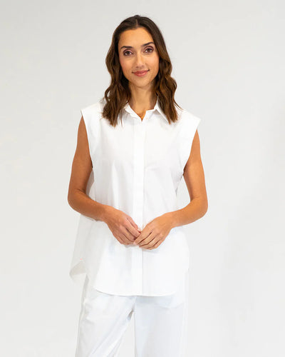EK Maui Sleeveless Shirt -White