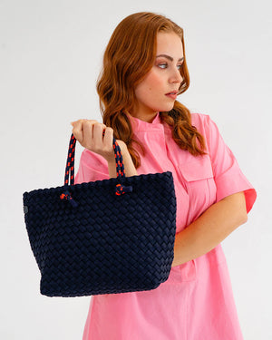 Michigan Tote - Navy Neo Plait
