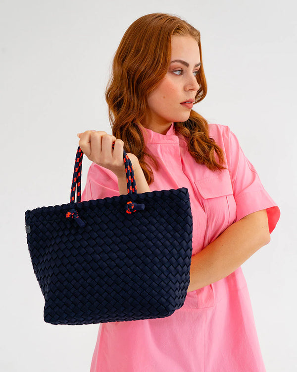 Michigan Tote - Navy Neo Plait