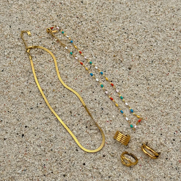 Eliza Herringbone Necklace