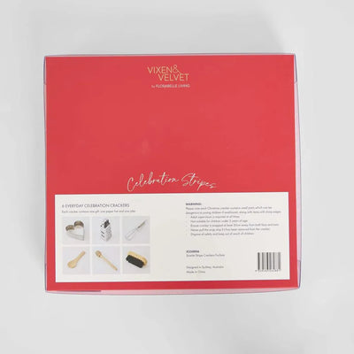 Scarlett Stripe Crackers - Fuchsia