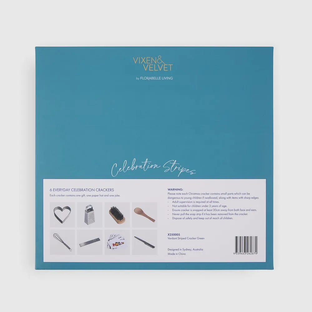 Verdant Striped Cracker - Green