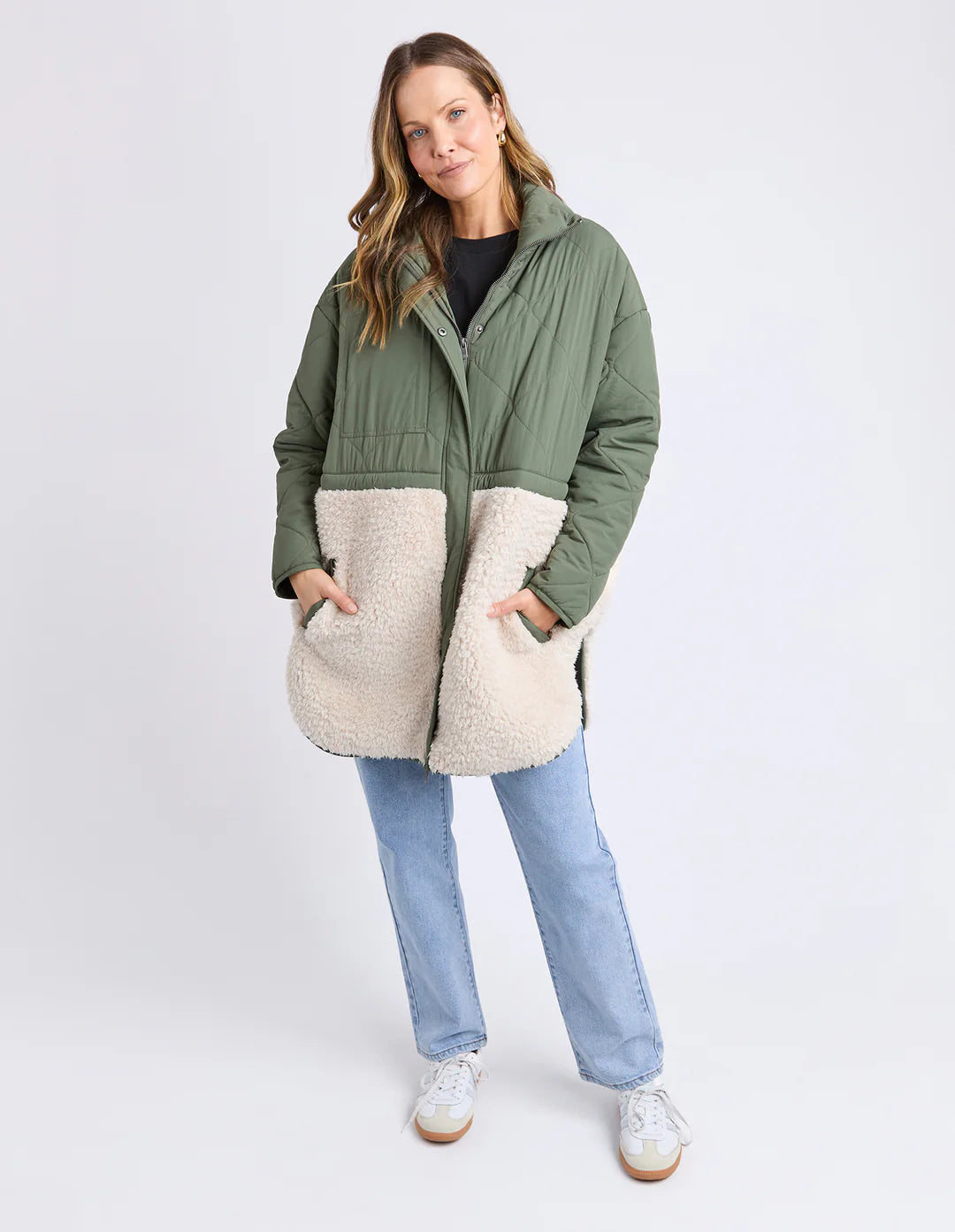 Celia Coat - Khaki
