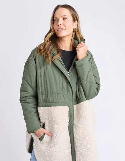 Celia Coat - Khaki