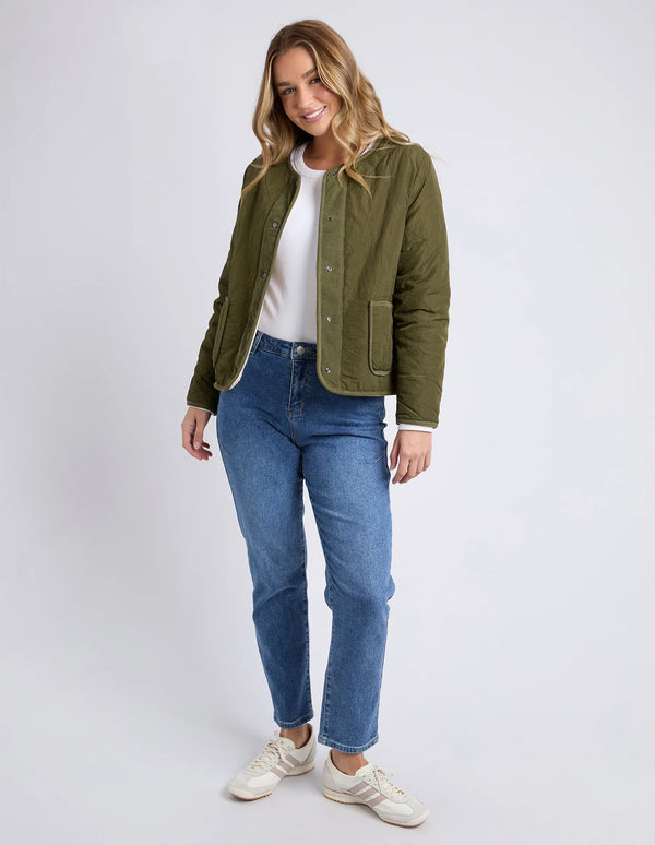 Alberta Quilted Jacket - Winter Moss