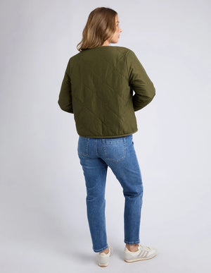 Alberta Quilted Jacket - Winter Moss
