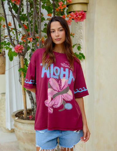 Aloha Hawaii Tee - Port