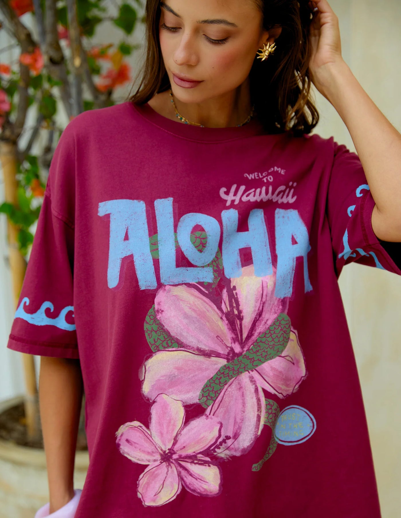 Aloha Hawaii Tee - Port